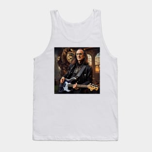 Geddy Lee Rush Time Stand Still Steampunk Tank Top